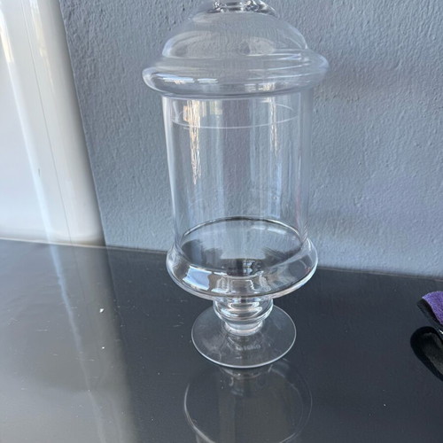 Jar with lid for cookies and candies new