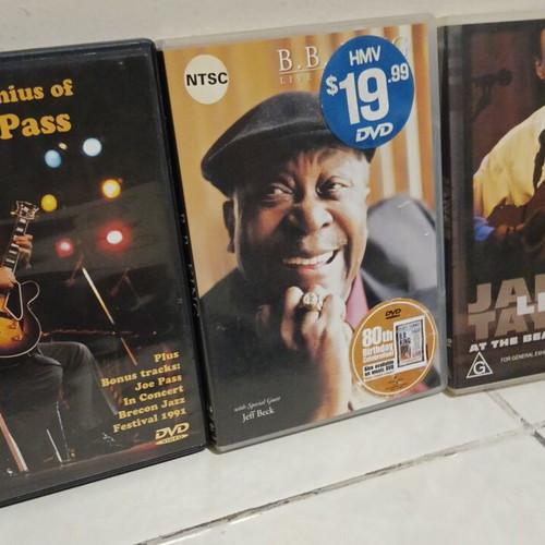 Jazz DVD set like new, three pieces