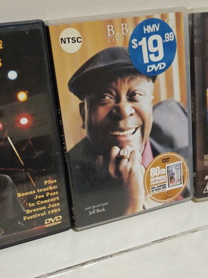 Jazz DVD set like new, three pieces