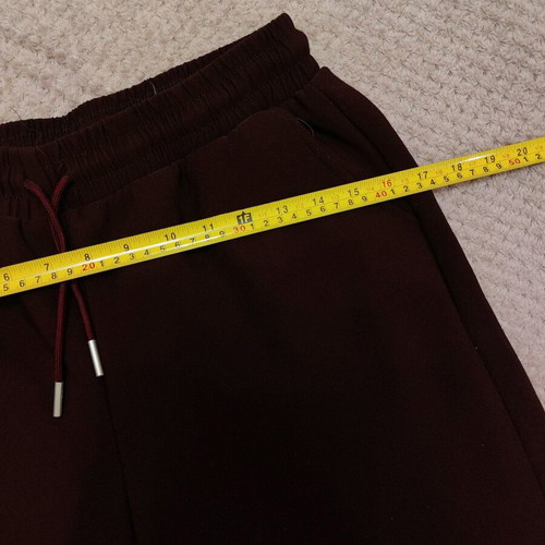 Women's burgundy tracksuit 2XL with lining and elastic waist