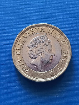 Μεγάλη Βρεττανία 1 pound 2018 διμεταλλικόν σαν καινούργιο