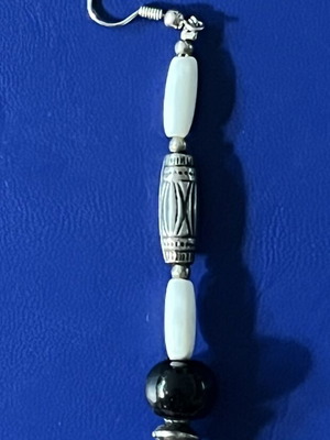 Boho Ethnic Single Dangle Earring with Beads like new