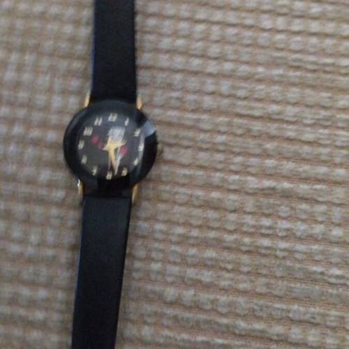 Children's watch like new, black