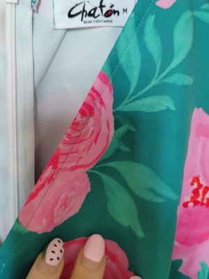 Chaton dress like new, colorful, size M