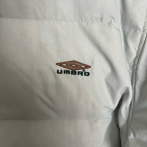 Umbro men's puffer jacket used, beige, size XL