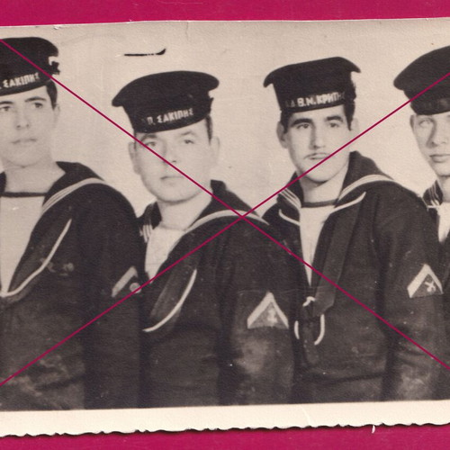 Old photo of navy sailors used