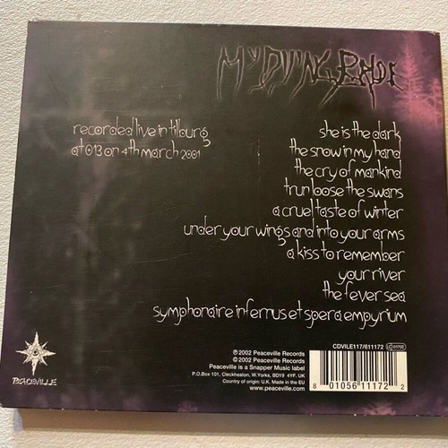 My Dying Bride The Voice Of The Wretched CD used, metal
