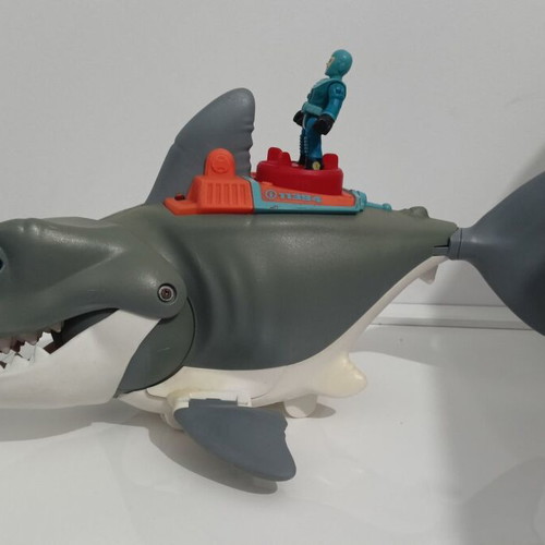 Fisher Price shark with diver used