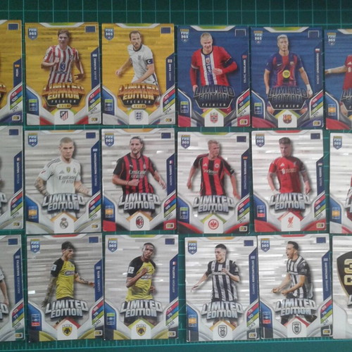 Fifa 365 limited edition 2026 collection of 18 cards new