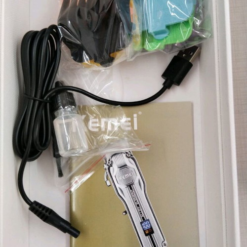 Kemei KM-517 electric hair clipper new, rechargeable USB