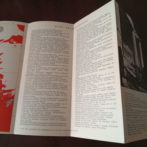 EOT Promotional Brochure 1962 like new, Ancient Greece design