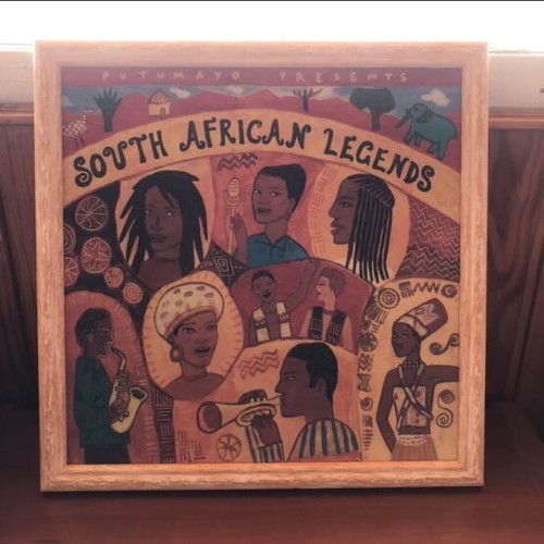 Unique frames made to order from Putumayo covers