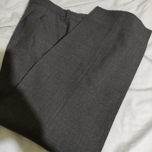 Men's classic pants, gray, size L XL