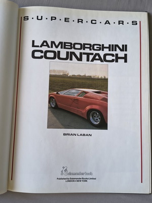 Lamborghini Countach Supercars book by Brian Laban