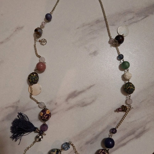 Necklace in long length