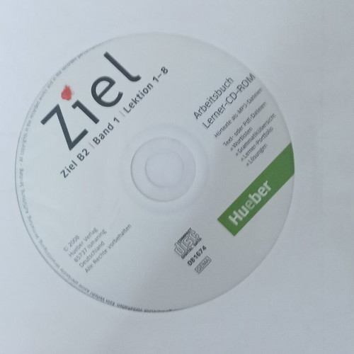 German language book and exercise book used, level B2, with CD