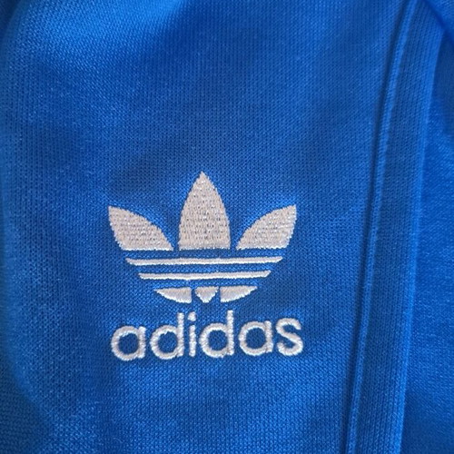 Adidas hoodie jacket used, blue, size M