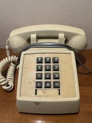 Bell Canada vintage home phone 1979 used, beige wired