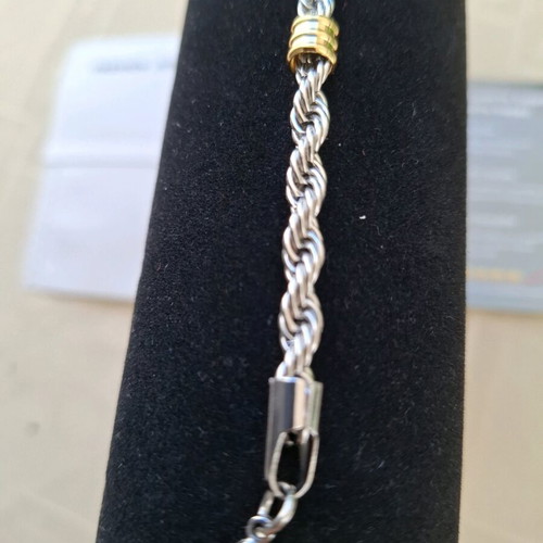 Silver Bracelet new, 21.5cm, silver color
