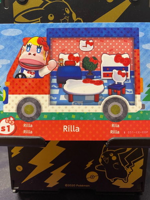 Animal Crossing Hello Kitty Amiibo Rilla