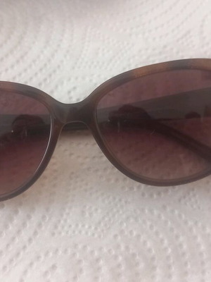 Sunglasses new with glitter brown acetate optical quality