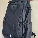 Aoking laptop backpack, large, waterproof, with USB cable