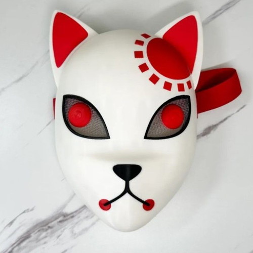 Demon Slayer Tanjiro Mask 3D Printed New