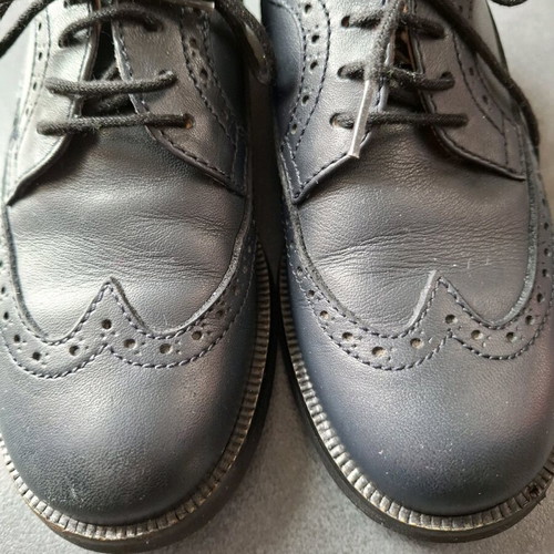 Leather boys' shoes size 30 like new, black