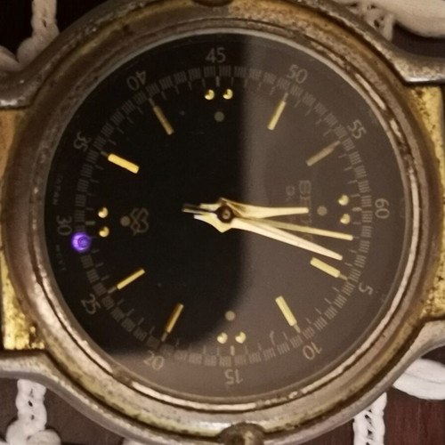 Seiko Quartz 7430-5050 vintage wristwatch (1983), untested