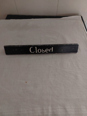 Μεταλλική ταμπέλα Closed μεταχειρισμένη