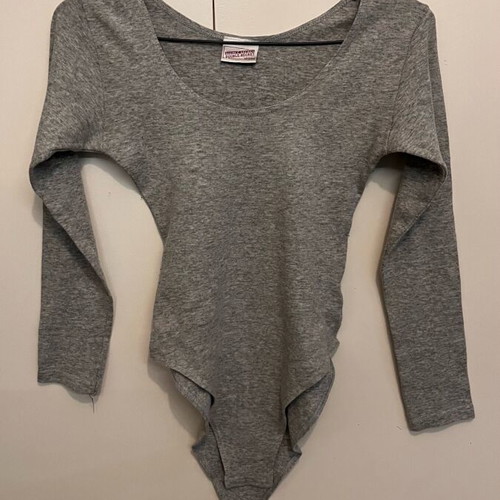 Women's grey Lycra bodysuit M used
