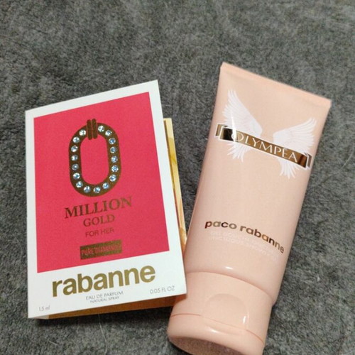 Paco Rabanne Olympea Body Lotion and Million Gold Pure Diamond Perfume set new