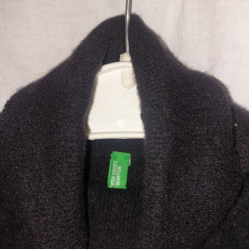 Benetton black turtleneck sweater like new