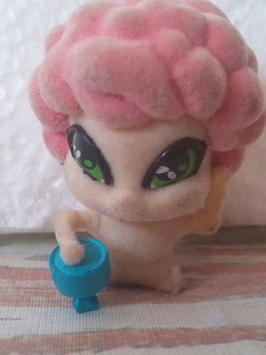 Rainbow Friends plush figure used, height 4 cm