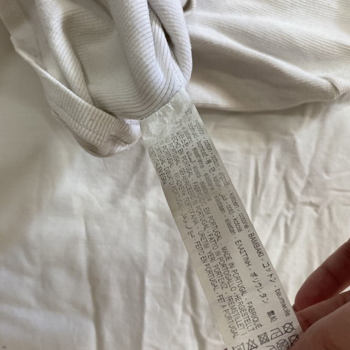 White crop top with red dragon medium Bershka used
