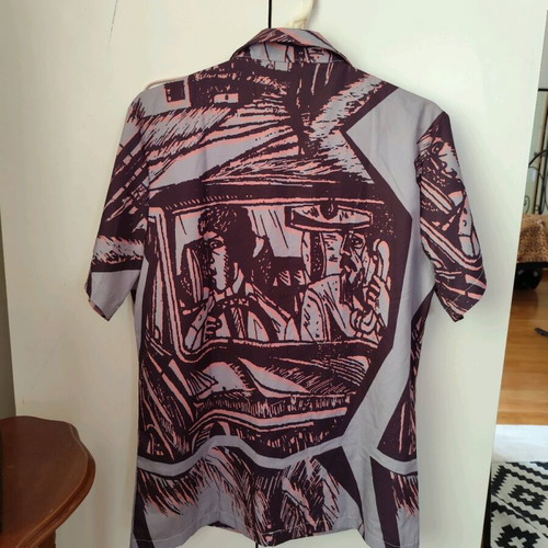 Unisex shirt with patterns size M
