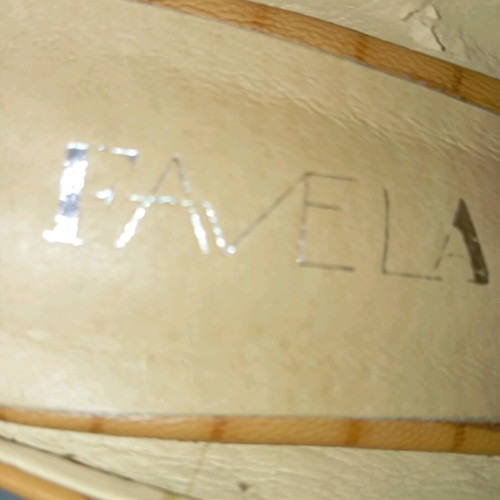 Favela platform shoes size 36 used, beige
