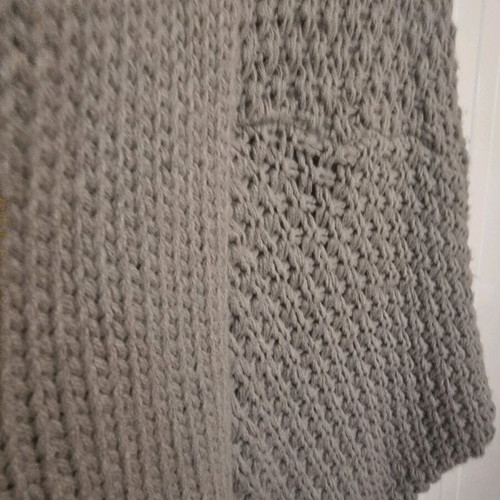 Agel knitted women's cardigan like new, beige, size S
