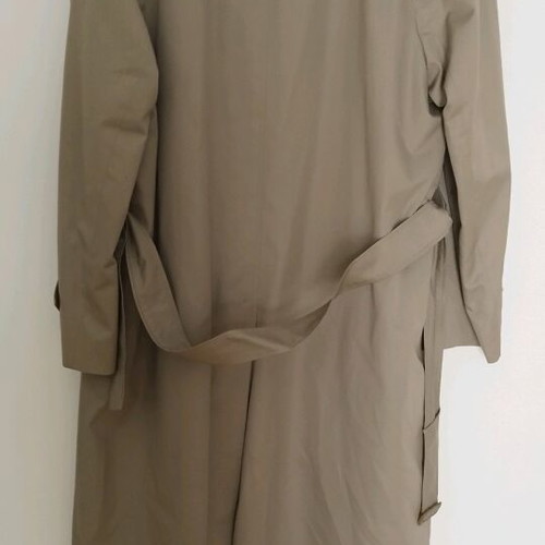 Lord men's trench coat beige like new, wool and cashmere