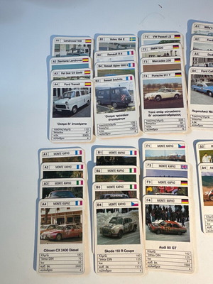 Yperatou playing cards used, 2 mini decks from 1980