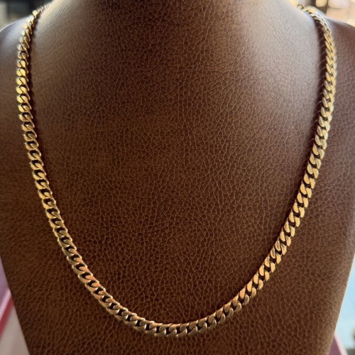 14k Cuban Link Necklace brand new, gold color, 60cm