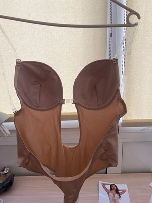 Bodysuit new for backless clothes size M-XL, cup B to C
