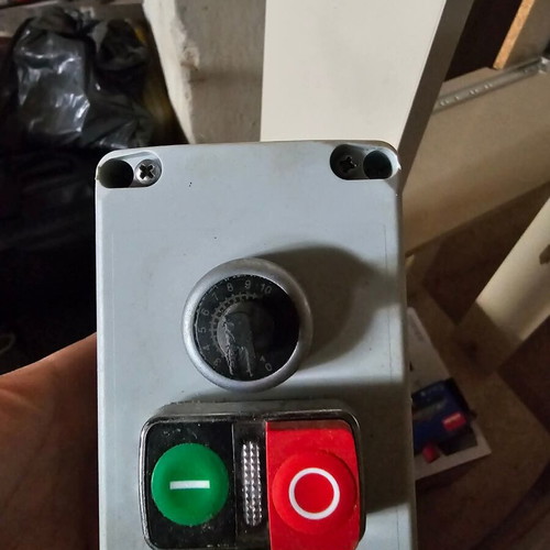 Ventilation box with tachometer like new, 3 horsepower