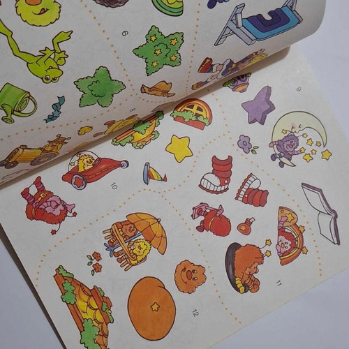 Vintage sticker album 80s Rainbow Brite Sticker Fun new collectible