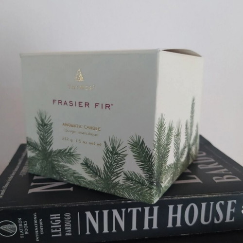 Thymes Frasier Fir luxury candle new, pine scented
