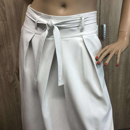 *PRODOTTO* leatherette skirt new, size M, white