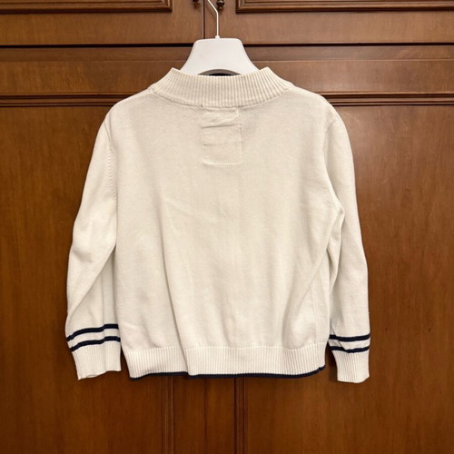 Versace 19-69 No6 kids cardigan like new, white, size 116 cm