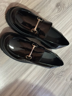 Loafers Luigi new, black, size 38