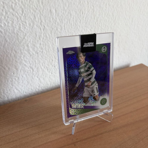 Reo Hatate 3/7 Topps Chrome Purple Geometric Parallel card mint