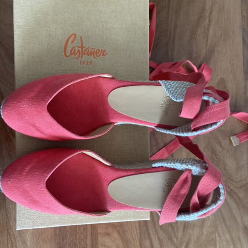 Castaner platforms new size 38 soft pink tone
